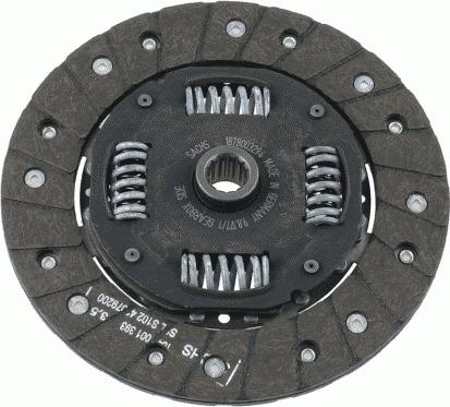 SACHS 1878 003 294 - Диск сцепления, фрикцион autospares.lv