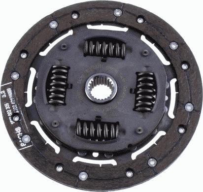 SACHS 1878 003 771 - Диск сцепления, фрикцион autospares.lv