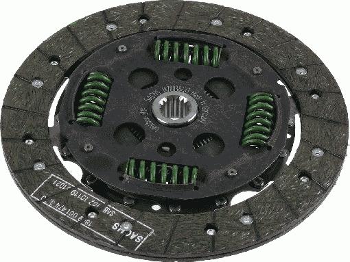 SACHS 1 878 038 433 - Диск сцепления, фрикцион autospares.lv