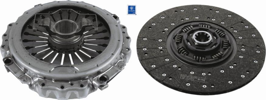 SACHS 3 400 106 031 - Комплект сцепления autospares.lv