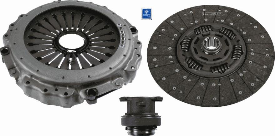 SACHS 3 400 117 801 - Комплект сцепления autospares.lv