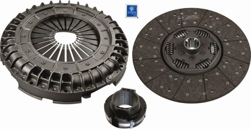 SACHS 3 400 124 701 - Комплект сцепления autospares.lv