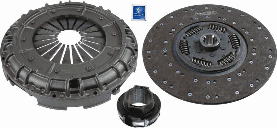 SACHS 3 400 125 701 - Комплект сцепления autospares.lv