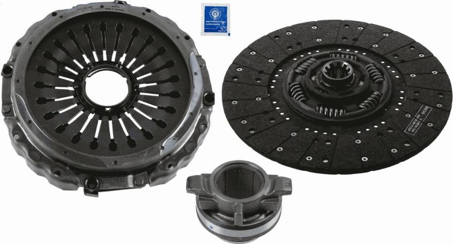 SACHS 3 400 121 701 - Комплект сцепления autospares.lv