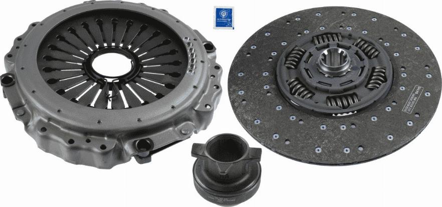 SACHS 3 400 122 201 - Комплект сцепления autospares.lv