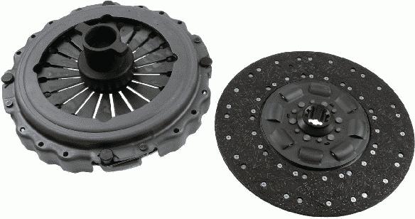 SACHS 3400 700 456 - Комплект сцепления autospares.lv