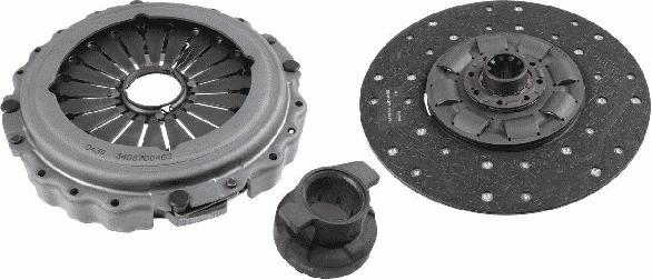 SACHS 3 400 700 462 - Комплект сцепления autospares.lv