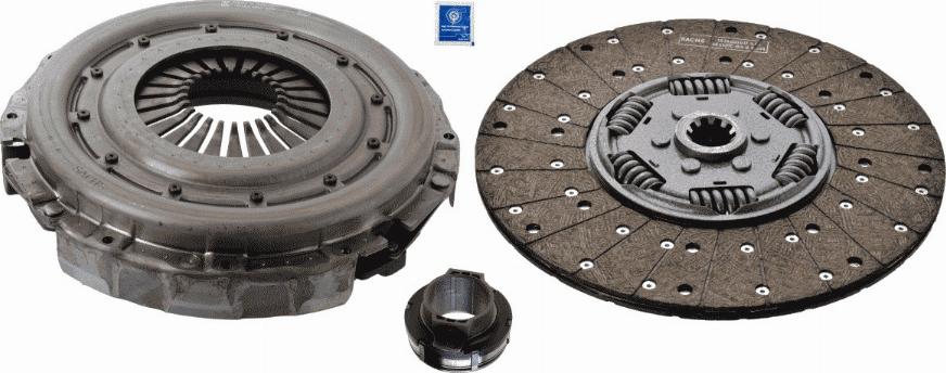 SACHS 3400 700 405 - Комплект сцепления autospares.lv