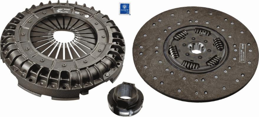 SACHS 3400 700 412 - Комплект сцепления autospares.lv