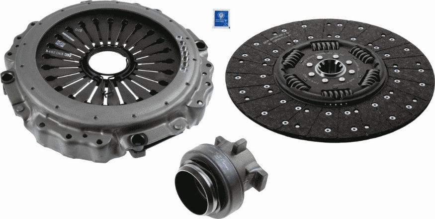 SACHS 3400 700 489 - Комплект сцепления autospares.lv