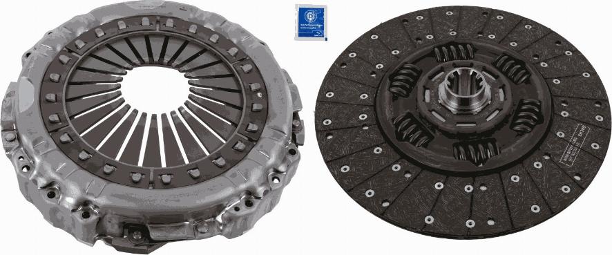 SACHS 3400 700 693 - Комплект сцепления autospares.lv