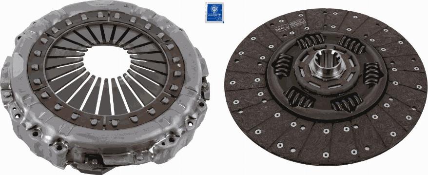 SACHS 3400 700 692 - Комплект сцепления autospares.lv