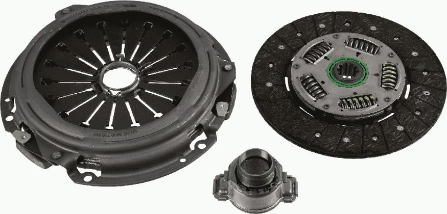 SACHS 3400 700 653 - Комплект сцепления autospares.lv