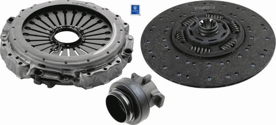 SACHS 3400 700 604 - Комплект сцепления autospares.lv