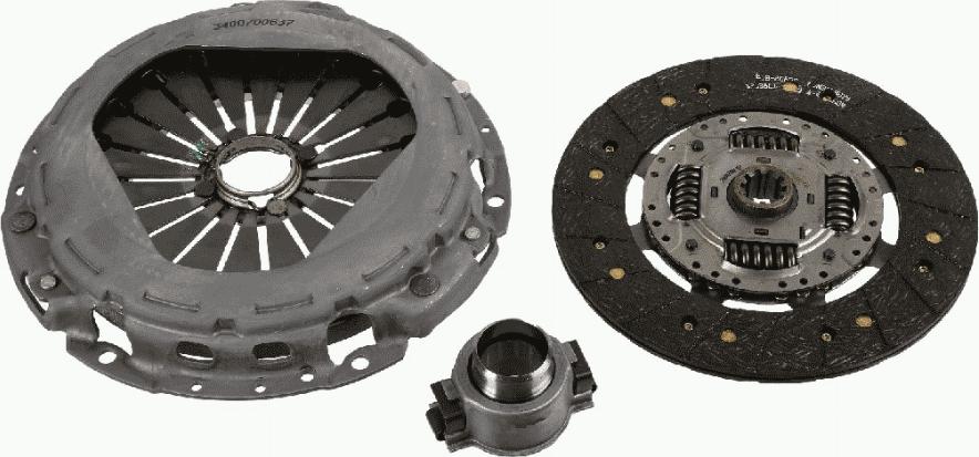 SACHS 3400 700 637 - Комплект сцепления autospares.lv