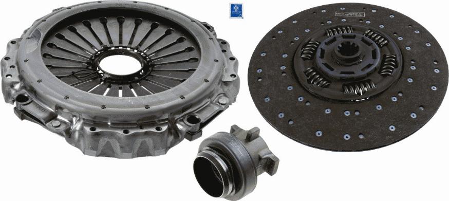 SACHS 3400 700 395 - Комплект сцепления autospares.lv