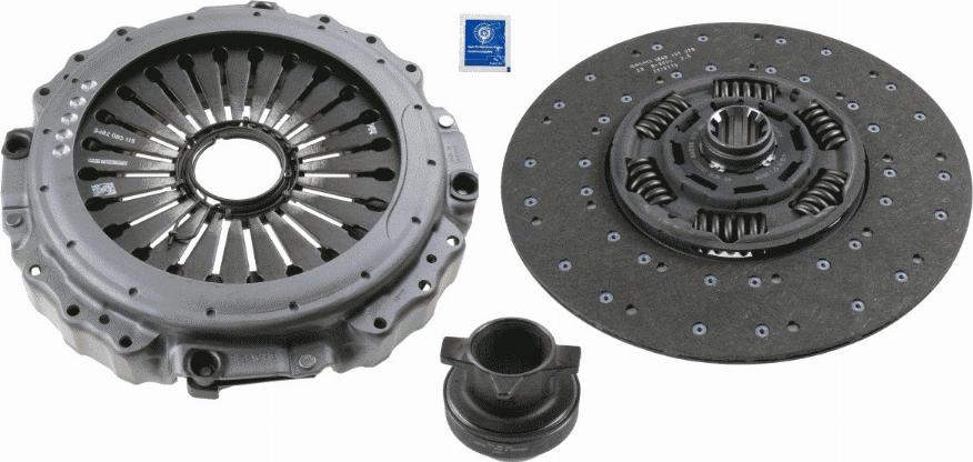 SACHS 3400 700 346 - Комплект сцепления autospares.lv