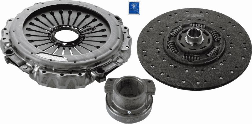 SACHS 3400 700 354 - Комплект сцепления autospares.lv