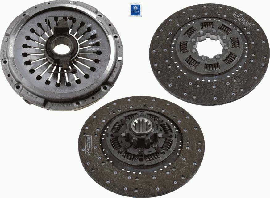 SACHS 3 400 700 325 - Комплект сцепления autospares.lv