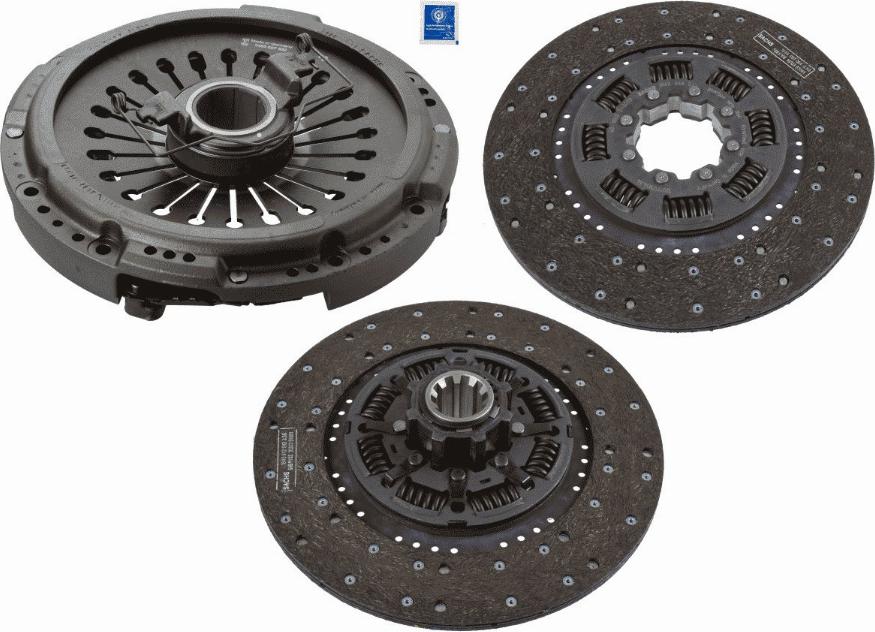 SACHS 3 400 700 326 - Комплект сцепления autospares.lv