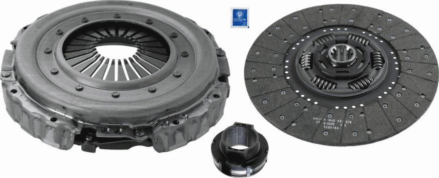 SACHS 3400 700 320 - Комплект сцепления autospares.lv