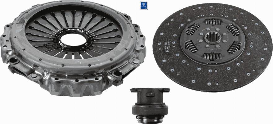 SACHS 3400 700 378 - Комплект сцепления autospares.lv