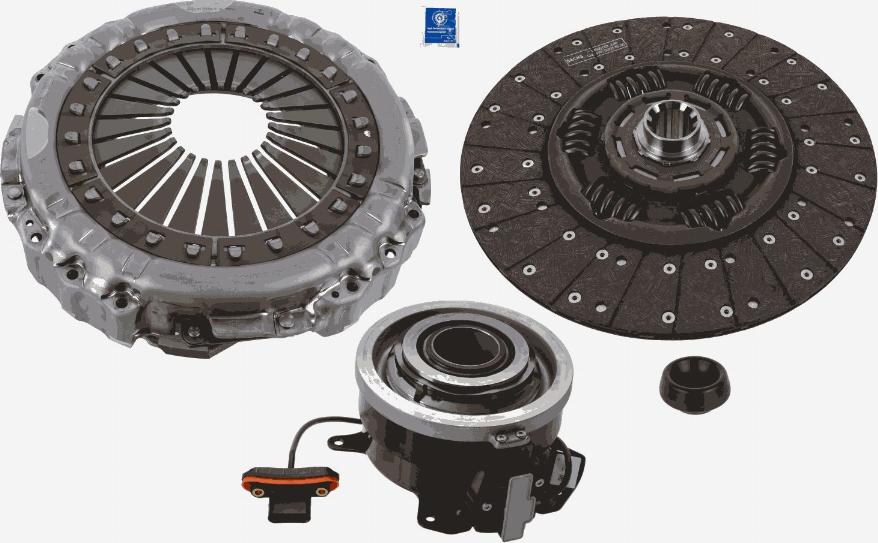 SACHS 3400 710 092 - Комплект сцепления autospares.lv