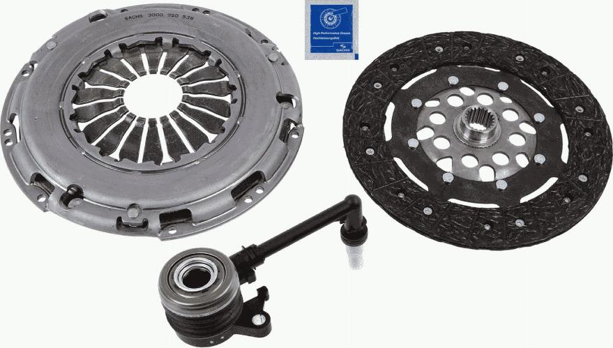 SACHS 3000 990 490 - Комплект сцепления autospares.lv