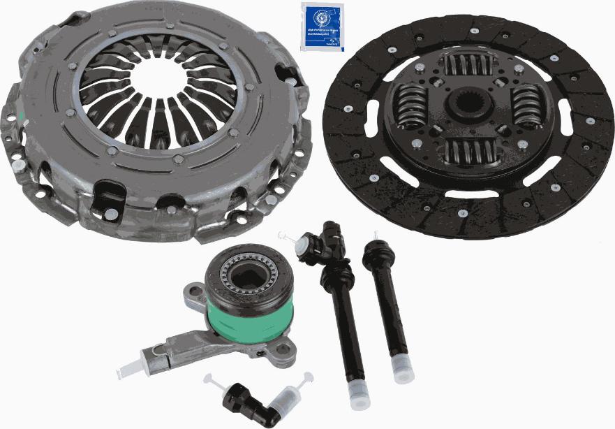 SACHS 3000 990 445 - Комплект сцепления autospares.lv