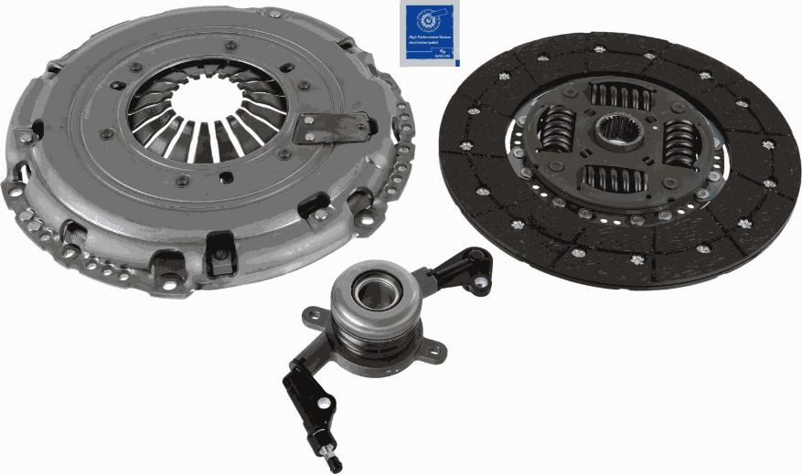 SACHS 3000 990 467 - Комплект сцепления autospares.lv