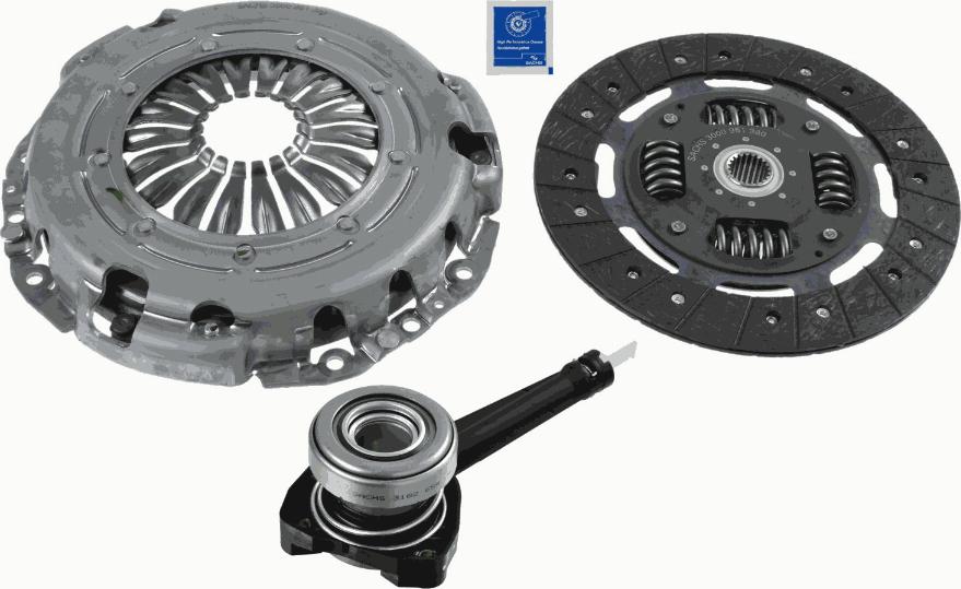 SACHS 3000 990 408 - Комплект сцепления autospares.lv