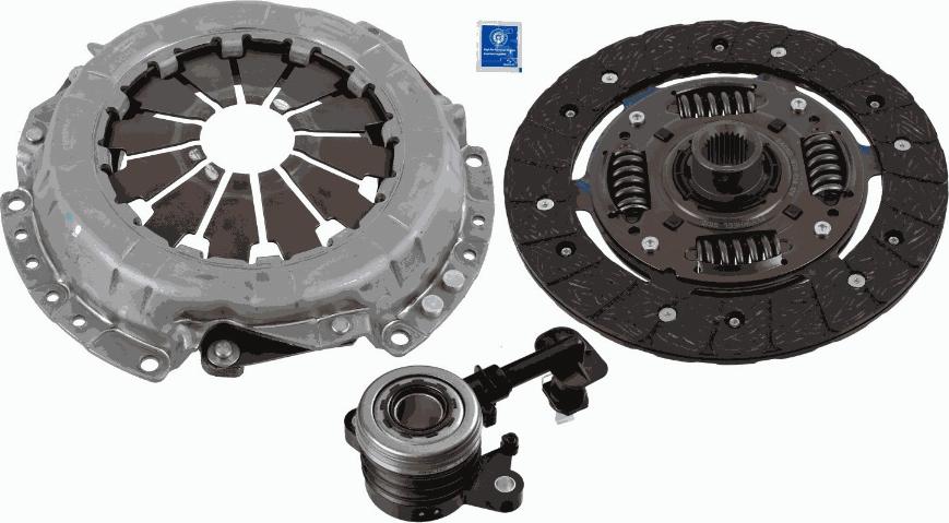 SACHS 3000 990 523 - Комплект сцепления autospares.lv