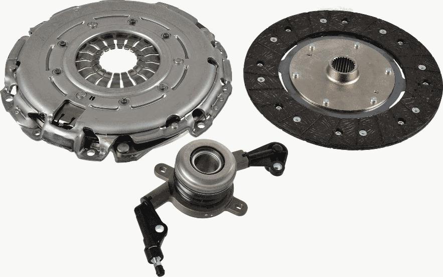 SACHS 3000 990 609 - Комплект сцепления autospares.lv