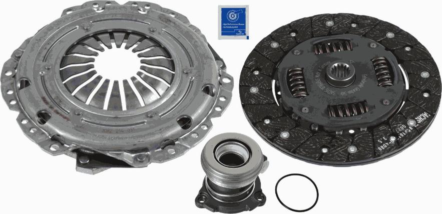 SACHS 3000 990 013 - Комплект сцепления autospares.lv