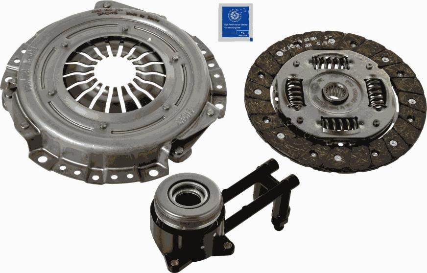 SACHS 3000 990 085 - Комплект сцепления autospares.lv