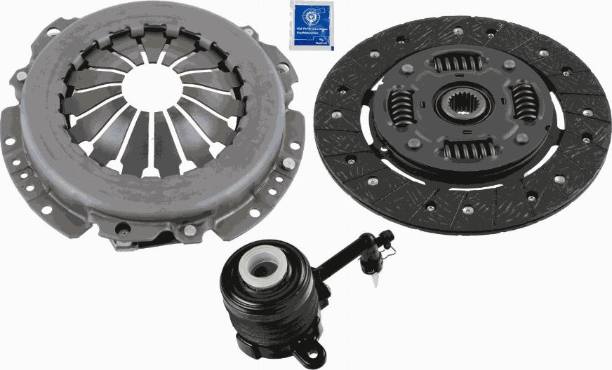 SACHS 3000 990 082 - Комплект сцепления autospares.lv