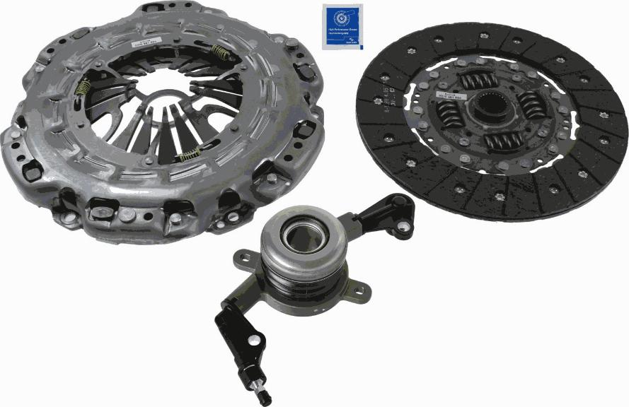 SACHS 3000 990 195 - Комплект сцепления autospares.lv