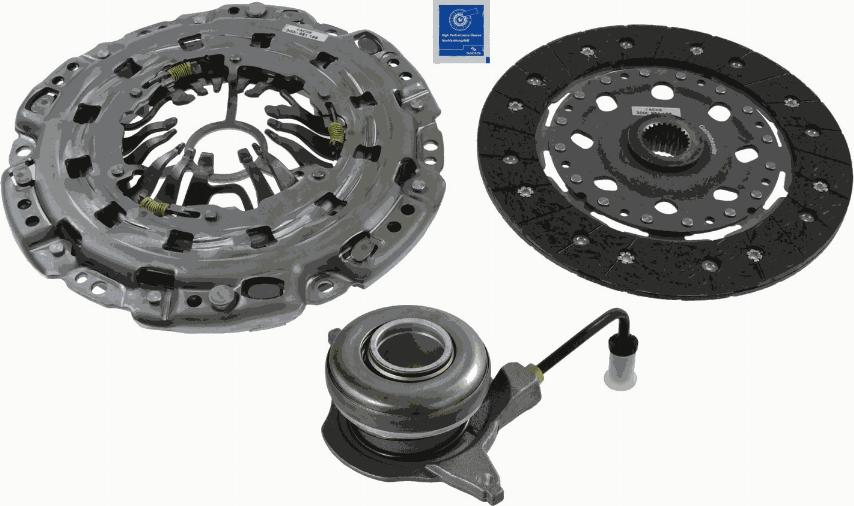 SACHS 3000 990 154 - Комплект сцепления autospares.lv