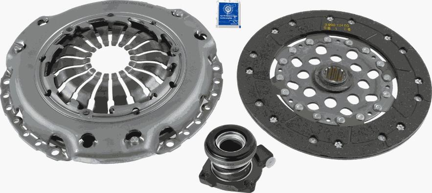 SACHS 3 000 990 107 - Комплект сцепления autospares.lv