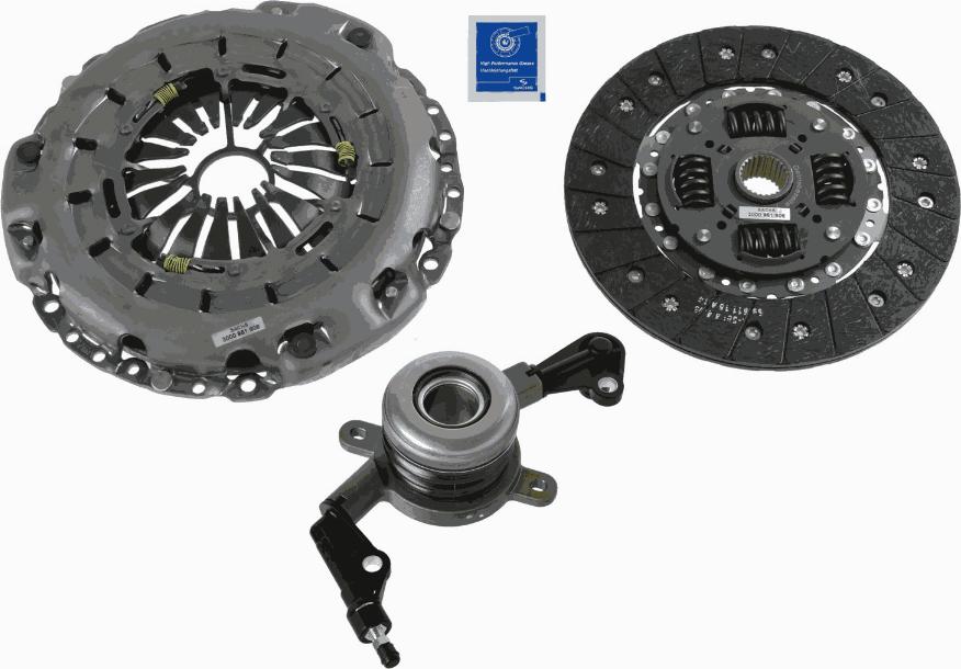 SACHS 3000 990 170 - Комплект сцепления autospares.lv