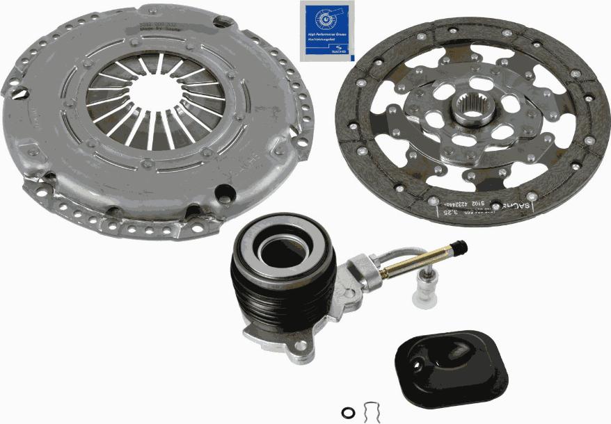 SACHS 3000 990 354 - Комплект сцепления autospares.lv