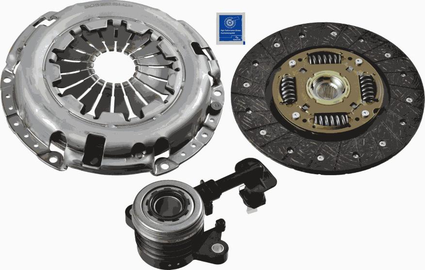 SACHS 3000 990 355 - Комплект сцепления autospares.lv