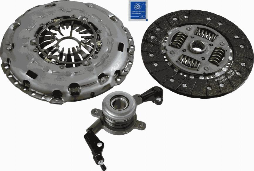 SACHS 3000 990 362 - Комплект сцепления autospares.lv