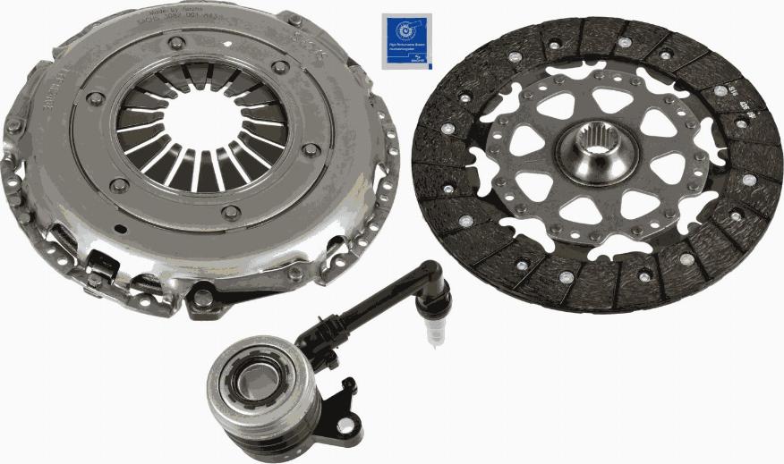 SACHS 3000 990 385 - Комплект сцепления autospares.lv