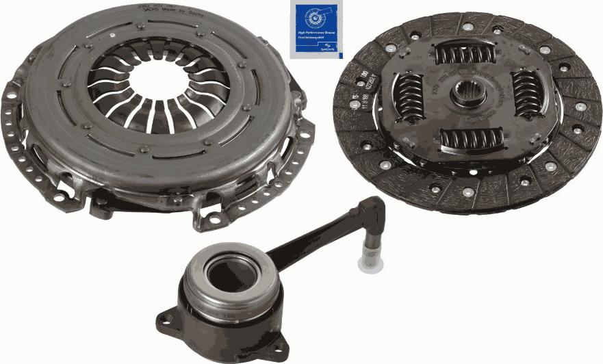 SACHS 3000 990 335 - Комплект сцепления autospares.lv