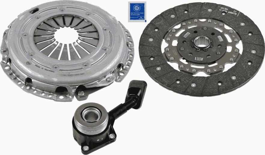 SACHS 3000 990 378 - Комплект сцепления autospares.lv