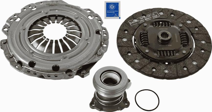 SACHS 3000 990 207 - Комплект сцепления autospares.lv