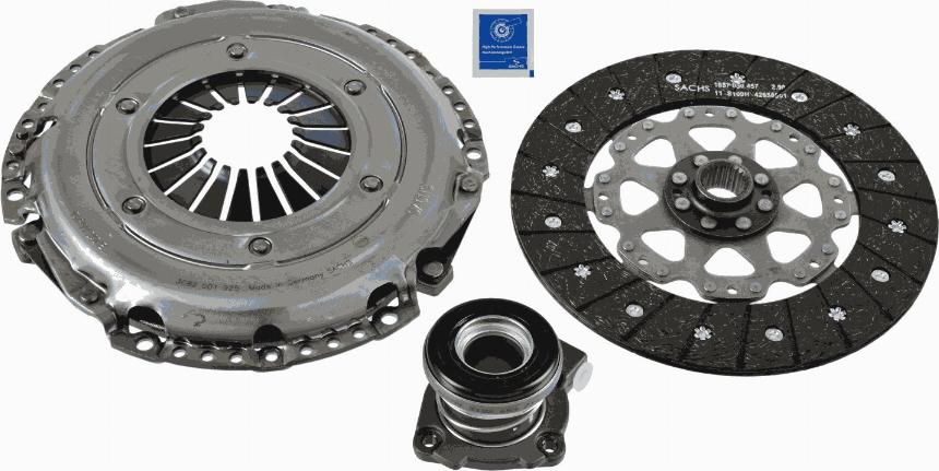 SACHS 3000 990 281 - Комплект сцепления autospares.lv