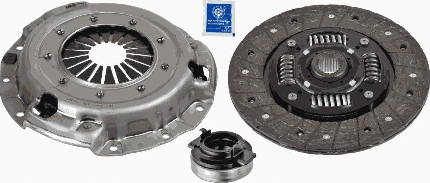 SACHS 3000 954 037 - Комплект сцепления autospares.lv