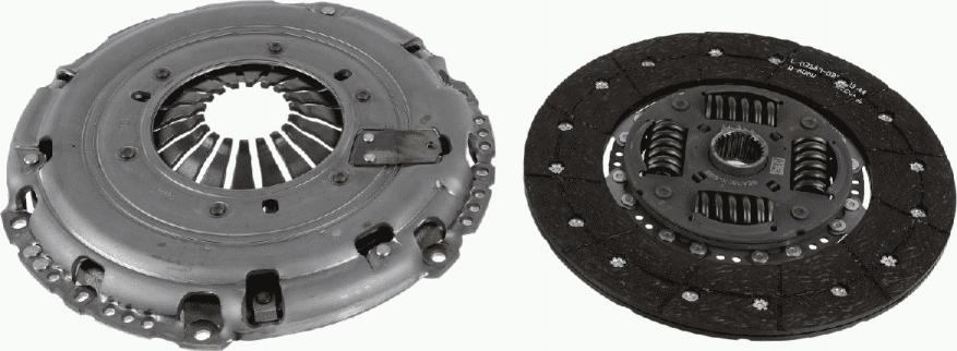 SACHS 3000 950 960 - Комплект сцепления autospares.lv